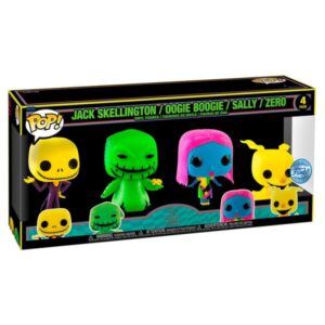 4-Pack - Disney The Nightmare Before Christmas - Blacklight - Special Edition