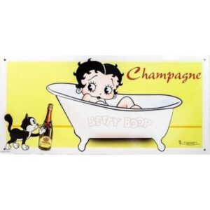 Betty Boop In Bad Met Champagne