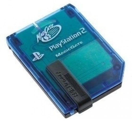 Playstation 2 Memory Card 8MB - Madcatz Blauw