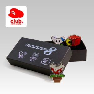 Club Nintendo - Mario Kart 8 Pin Badge Collector's Set - Sealed