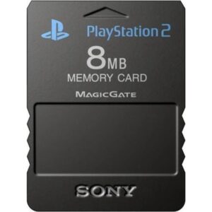 Playstation 2 Memory Card 8 MB - Zwart
