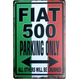 Fiat 500 Parking Only