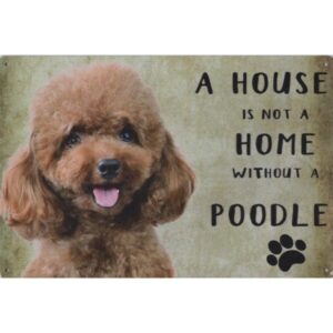 A House Is Not A Home Without A Poodle / Poedel