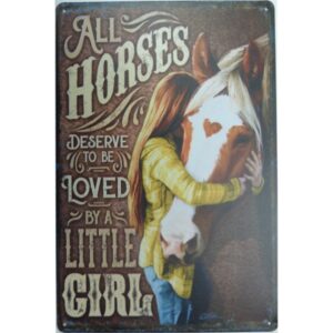 All Horses Deserve To Be Loved By A Little Girl