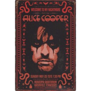 Alice Cooper Welcome To My Nightmare Nashville 1975