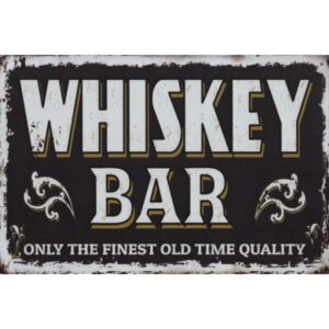 Whiskey Bar Only The Finest Old Time Quality