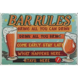 Bar Rules Bring All You Can Drink
