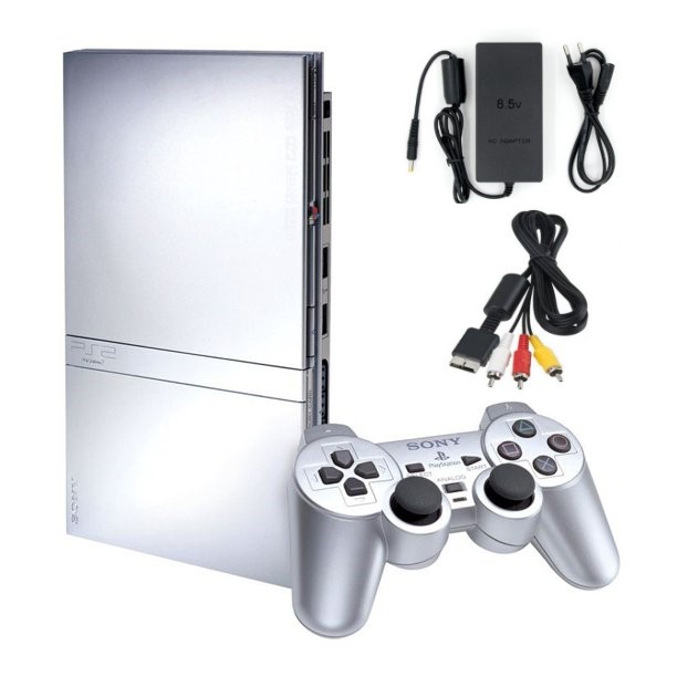 Playstation 2 Console - Slim Silver