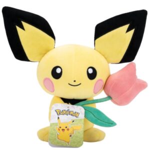 Pokemon Plush - Pichu With Flower