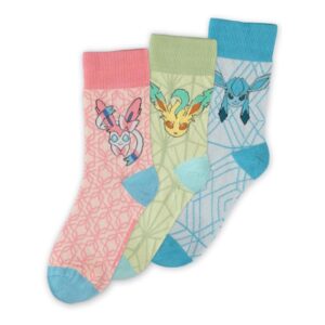 Pokemon Eevee Evolution 3.0 Sokken 3-paar 39-42