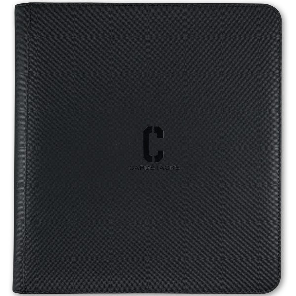 Cardstacks - Toploader Zip Binder 9 Pocket - Zwart