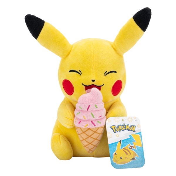 Pokémon Plush Pikachu with Ice Cream 20 cm