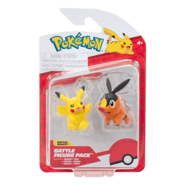 Pokémon Battle Figure Pack - Pikachu + Tepig