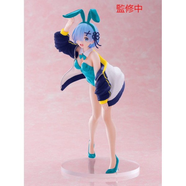 Re:Zero Starting Life in Another World Coreful PVC Statue Rem (Jacket Bunny Ver.) Renewal 18 cm