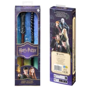 Harry Potter - Ginny Weasley + Harry Potter Role Play Wand - Twin Pack