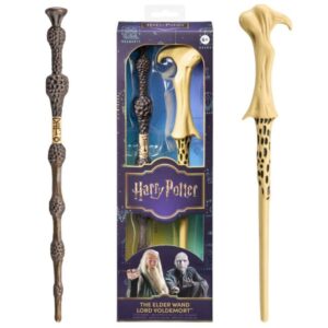 Harry Potter - The Elder Wand + Lord Voldemort Role Play Wand - Twin Pack