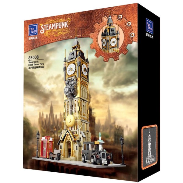 Pantasy Original Construction Set 85008 - Steampunk Clock Tower Park