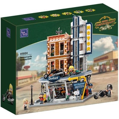 Pantasy Original Construction Set 85024 - Motorcycle Restaurant