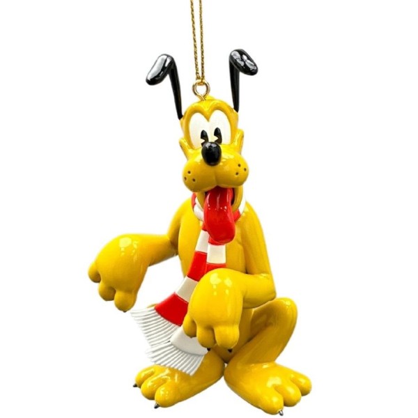 Disney Home Ornament - Pluto With Scarf