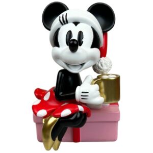 Disney Home 3D Statue - Minnie Mouse Sitting On Gift