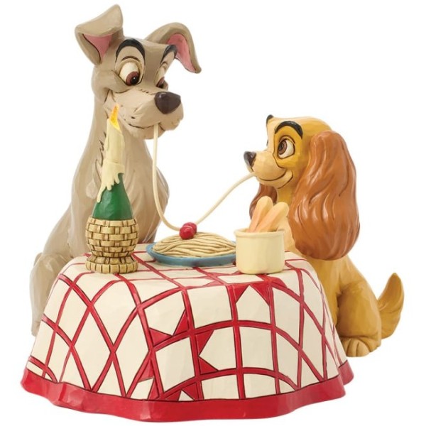 Disney Traditions - Dinner For Two - Lady En De Vagebond