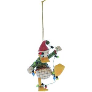 Disney Traditions Ornament - Donald Duck Wrapped In Lights