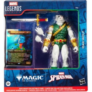 Marvel Legends Magic: The Gathering Action Figure Man-Wolf (plus Exclusive Foil Card) 15 cm