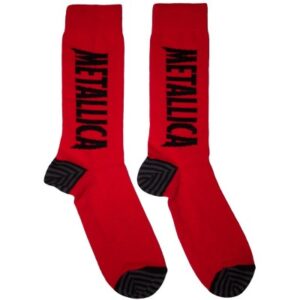 Sokken - Metallica Red - (maat 39-45)