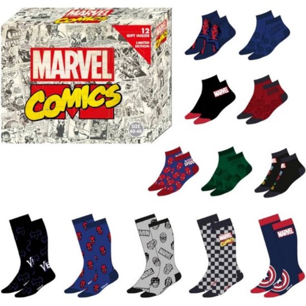 Sokken In Gift Box - Marvel Comics - mt 40-46