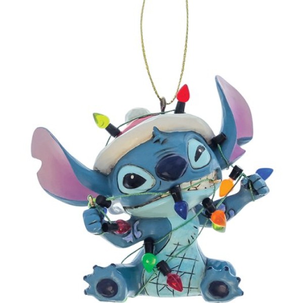 Disney Traditions - Stitch Wrapped In Lights