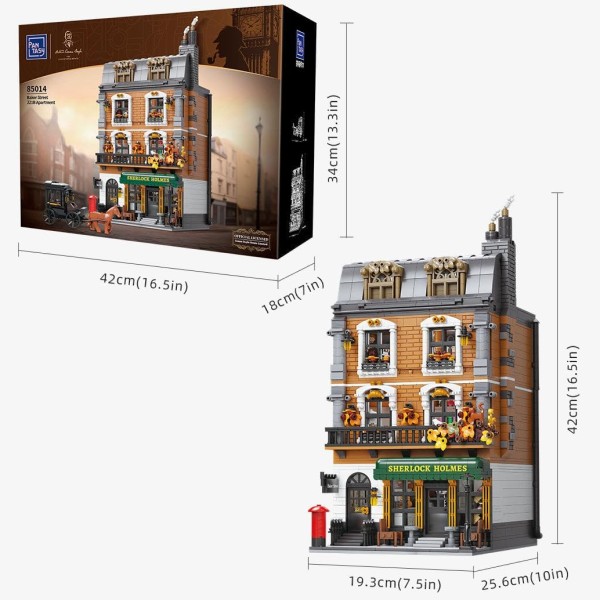 Pantasy Original Construction Set 85014 - Sherlock Holmes Baker Street 221B
