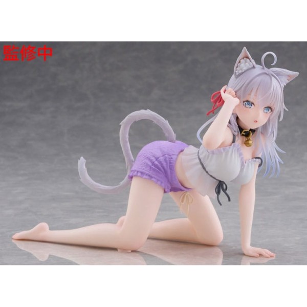 Alya Sometimes Hides Her Feelings in Russian PVC Statue Desktop Cute Figure Alya Cat Ear Roomwear Ver. 13 cm