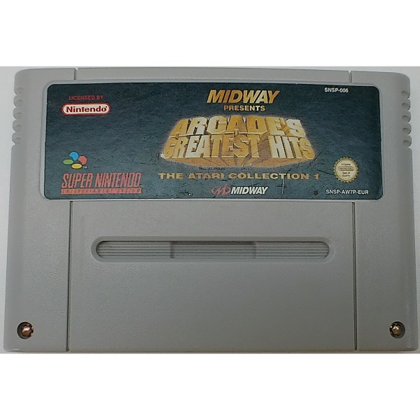 Super Nintendo – Arcade's Greatest Hits - The Atari Collection 1