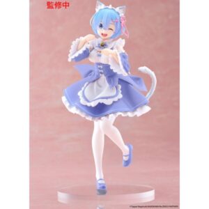 Re:Zero Starting Life in Another World Coreful PVC Statue Rem Cat Maid Ver. Renewal 18 cm