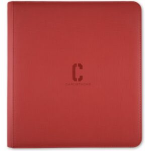 Cardstacks - Zippered Pro Binder 12 Pocket - Rood