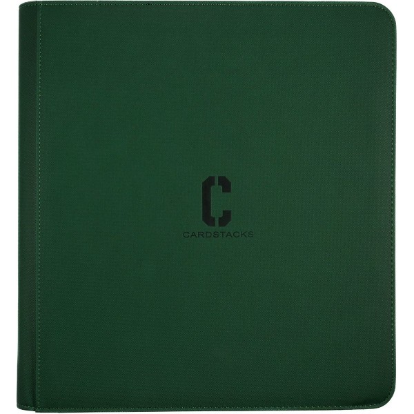 Cardstacks - Zippered Pro Binder 12 Pocket - Groen