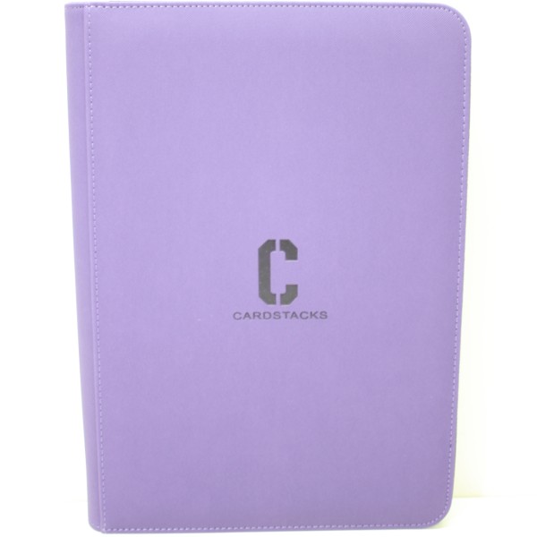 Cardstacks - Zippered Pro Binder 9 Pocket - Paars