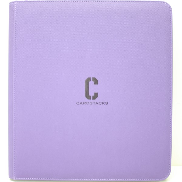 Cardstacks - Zippered Pro Binder 12 Pocket - Paars