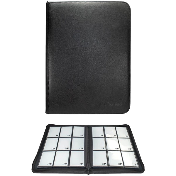 Ultra Pro - Zippered Pro Binder 9 Pocket - Black