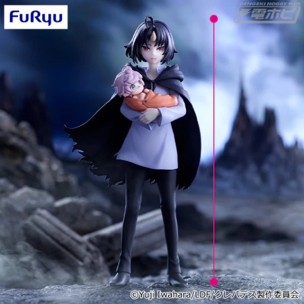 Clevatess Trio-Try-iT PVC Statue Clen & Luna 17 cm