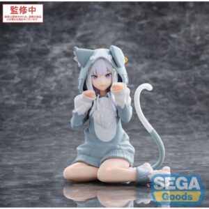 Re:Zero Starting Life in Another World Yumemirize PVC Statue Emilia Mofumofu Pack 11 cm