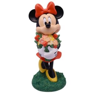 Disney Home 3D Statue - Minnie Mouse With Flowers