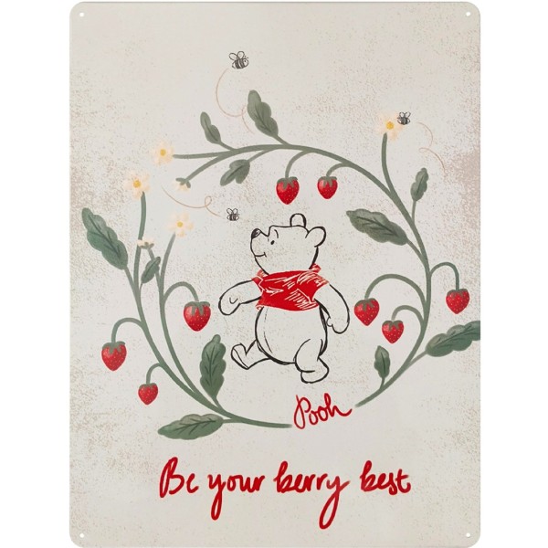 Disney Home Wandbord - Winnie The Pooh - Be Your Berry Best
