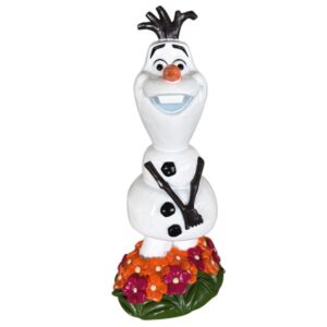 Disney Home 3D Statue - Frozen Olaf With Flowers