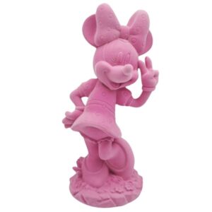 Disney Home 3D Statue - Flocked Minnie Mouse