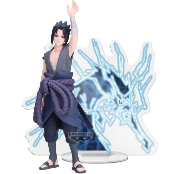 Naruto Shippuden Panel Spectacle PVC Statue Lightning Sasuke Uchiha 13 cm