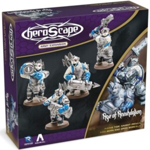 Heroscape Expansion - Rising Tide - Knight Primus Adelbern & Ordo Borealis Army