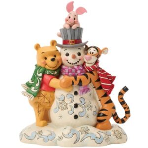 Disney Traditions - Pooh And Friends - Hugging Snowman