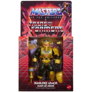 Masters of the Universe x Transformers Action Figure Bumblebee Armor Man-At-Arms 14 cm