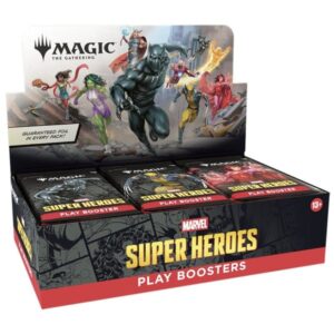 Magic The Gathering - Marvel Super Heroes - Play Booster Display
